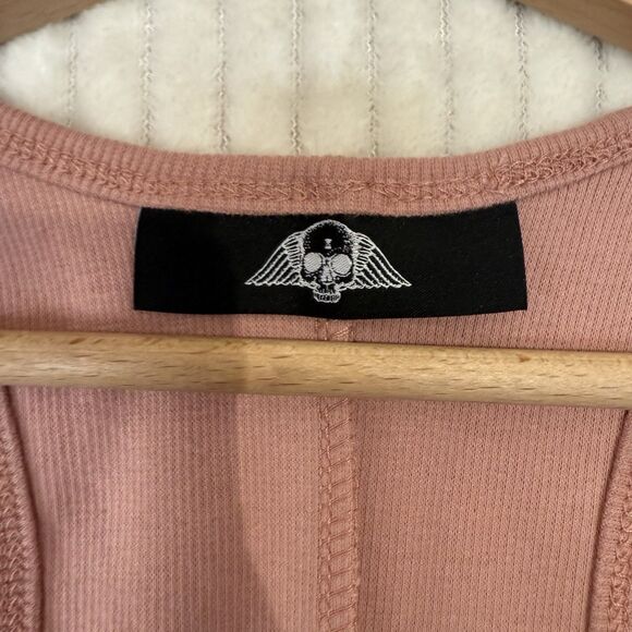 NWT Civil Regime No Tomorrow Dress Womens Dusty Rose Racerback Maxi Bodycon Sz S - Picture 7 of 14